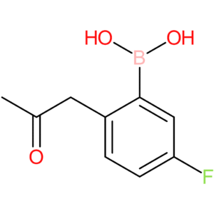 [5-fluoro-2-(2-oxopropyl)phenyl]boronic acid