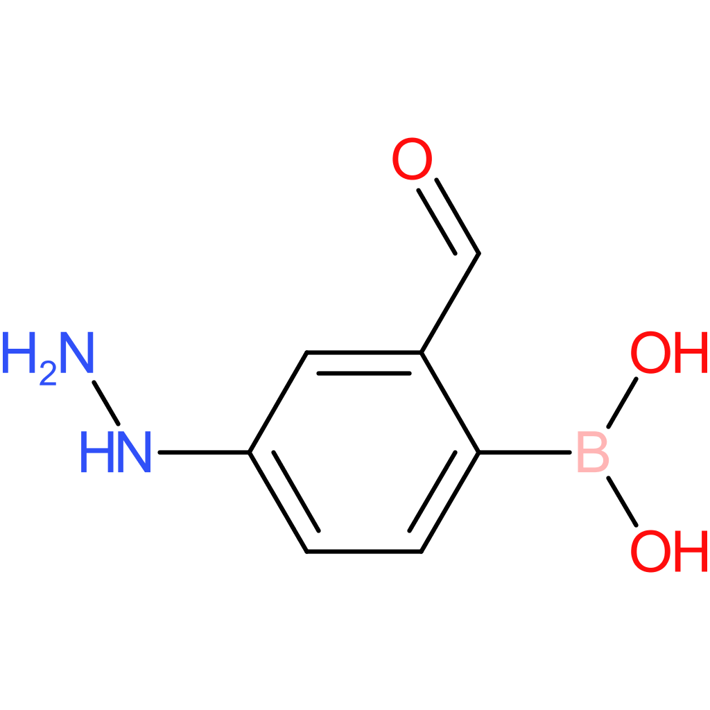 (2-formyl-4-hydrazinylphenyl)boronic acid