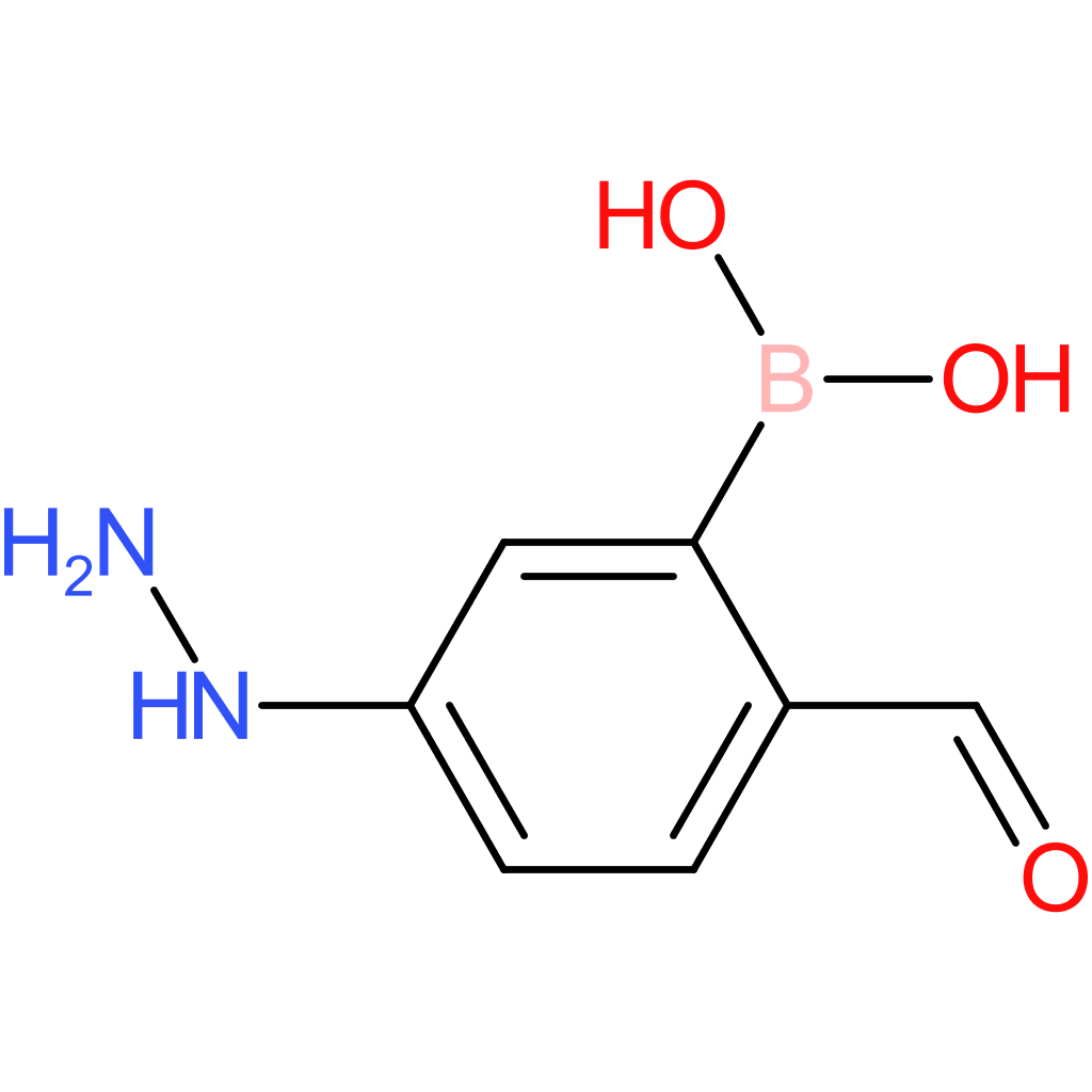 (2-formyl-5-hydrazinylphenyl)boronic acid