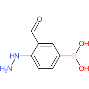 (3-formyl-4-hydrazinylphenyl)boronic acid