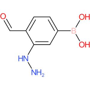 (4-formyl-3-hydrazinylphenyl)boronic acid
