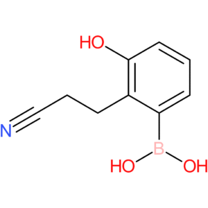 [2-(2-cyanoethyl)-3-hydroxyphenyl]boronic acid