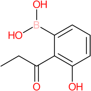 (3-hydroxy-2-propanoylphenyl)boronic acid
