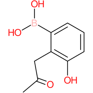 [3-hydroxy-2-(2-oxopropyl)phenyl]boronic acid
