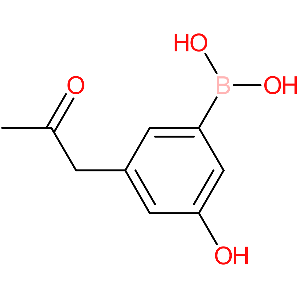 [3-hydroxy-5-(2-oxopropyl)phenyl]boronic acid