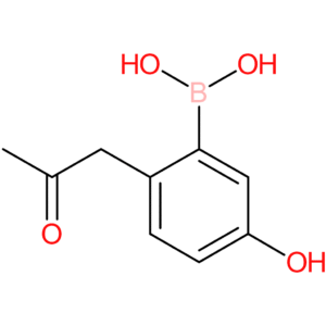 [5-hydroxy-2-(2-oxopropyl)phenyl]boronic acid