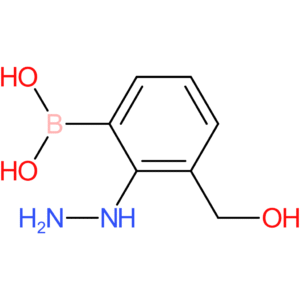 [2-hydrazinyl-3-(hydroxymethyl)phenyl]boronic acid