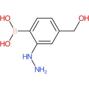 [2-hydrazinyl-4-(hydroxymethyl)phenyl]boronic acid