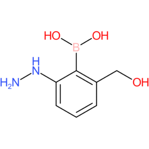 [2-hydrazinyl-6-(hydroxymethyl)phenyl]boronic acid