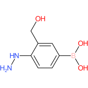 [4-hydrazinyl-3-(hydroxymethyl)phenyl]boronic acid