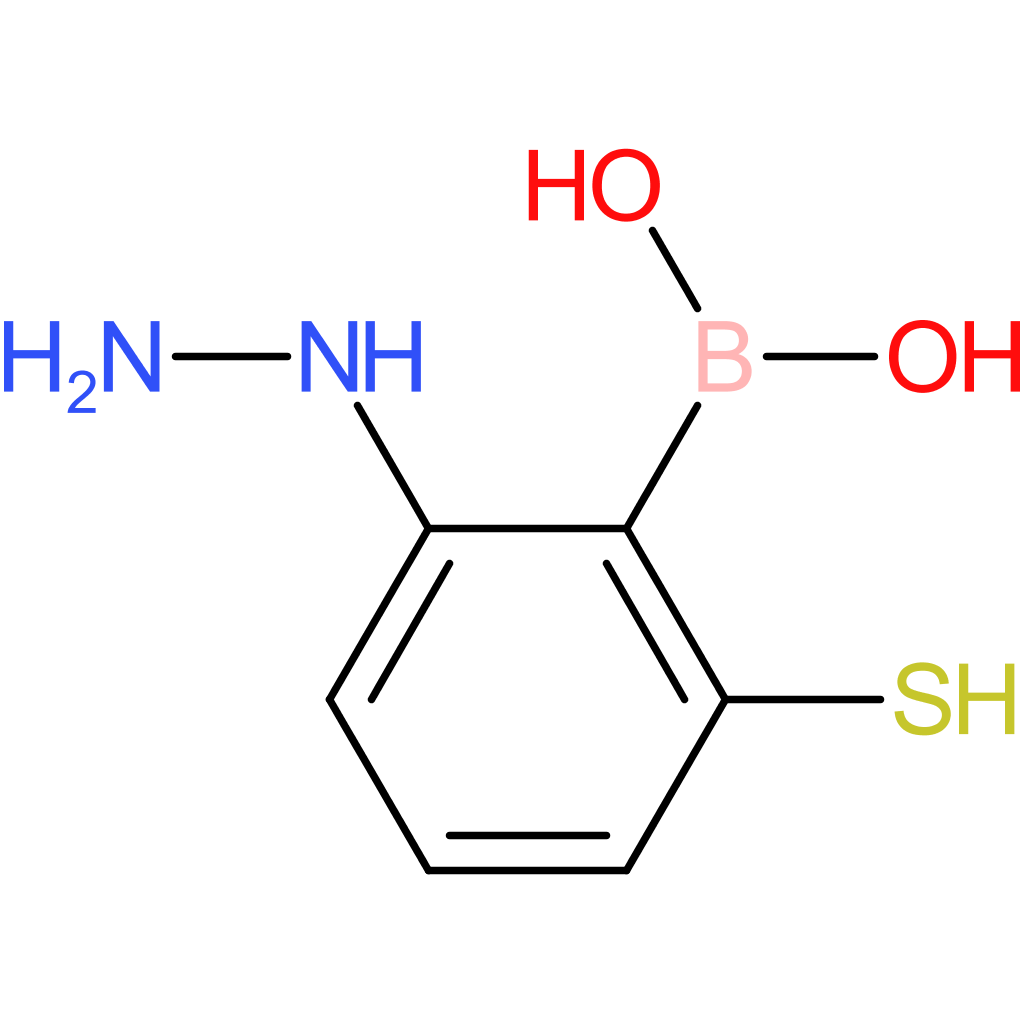 (2-hydrazinyl-6-sulfanylphenyl)boronic acid