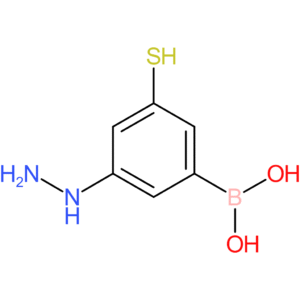 (3-hydrazinyl-5-sulfanylphenyl)boronic acid