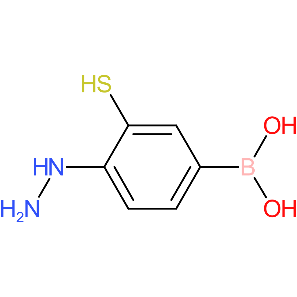 (4-hydrazinyl-3-sulfanylphenyl)boronic acid