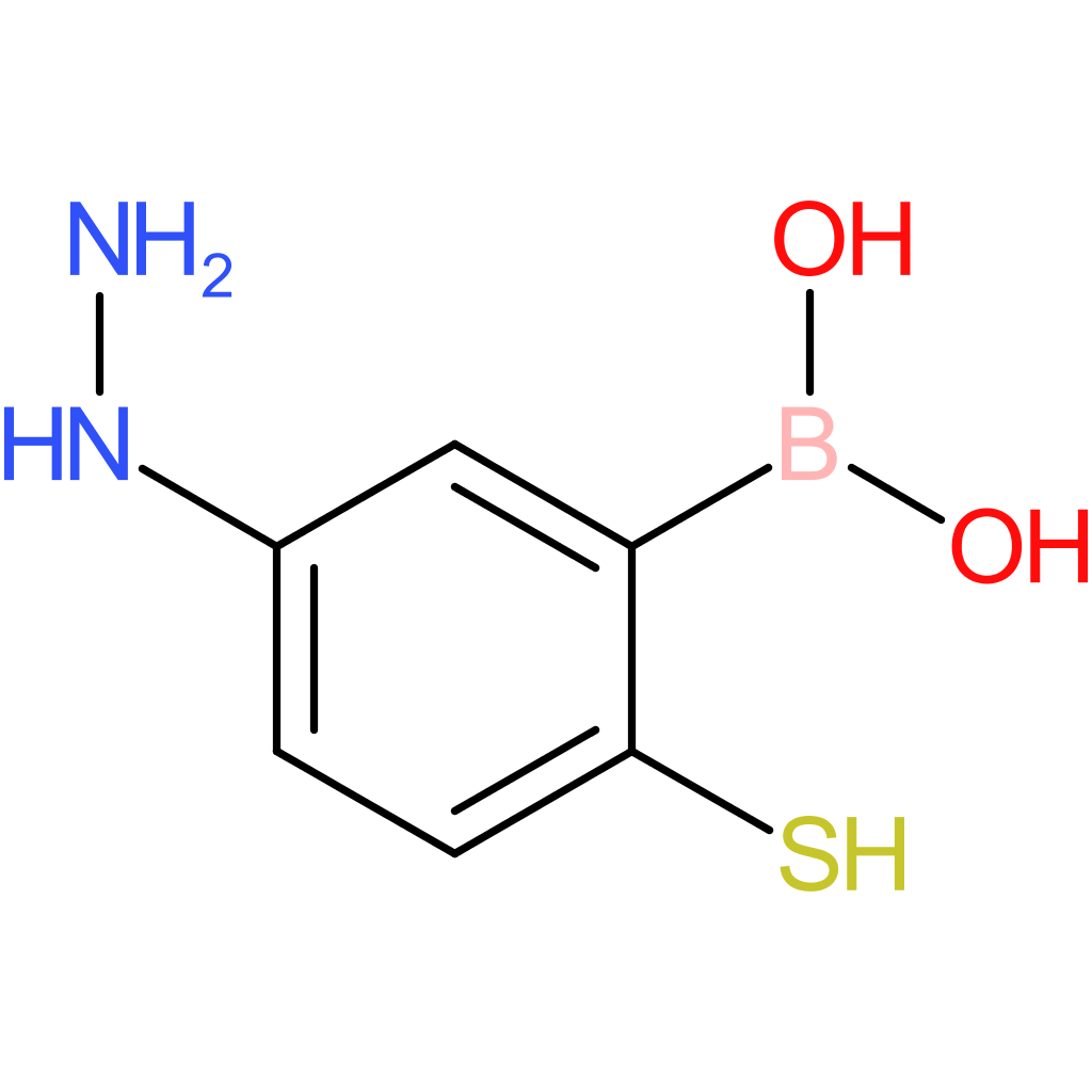 (5-hydrazinyl-2-sulfanylphenyl)boronic acid