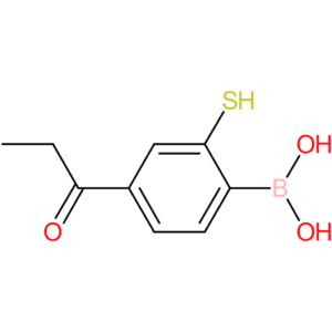(4-propanoyl-2-sulfanylphenyl)boronic acid