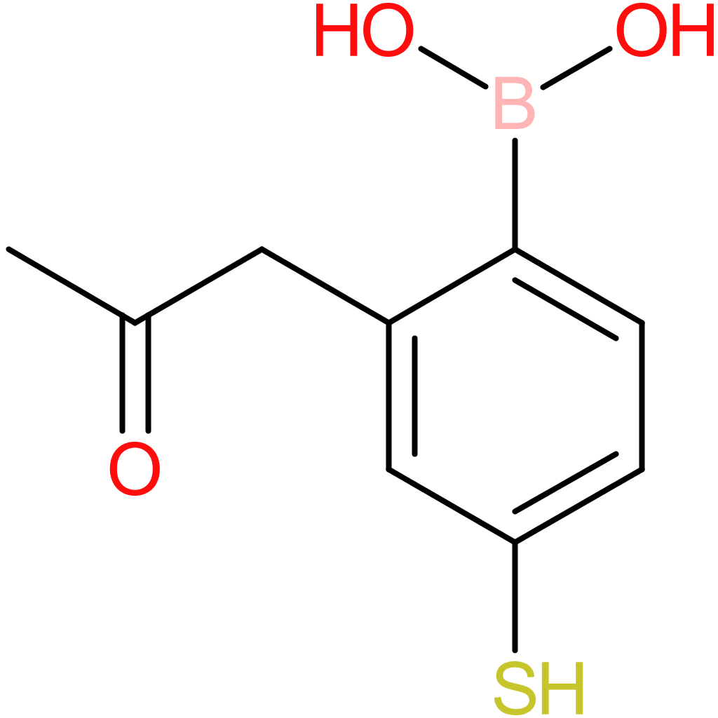 [2-(2-oxopropyl)-4-sulfanylphenyl]boronic acid