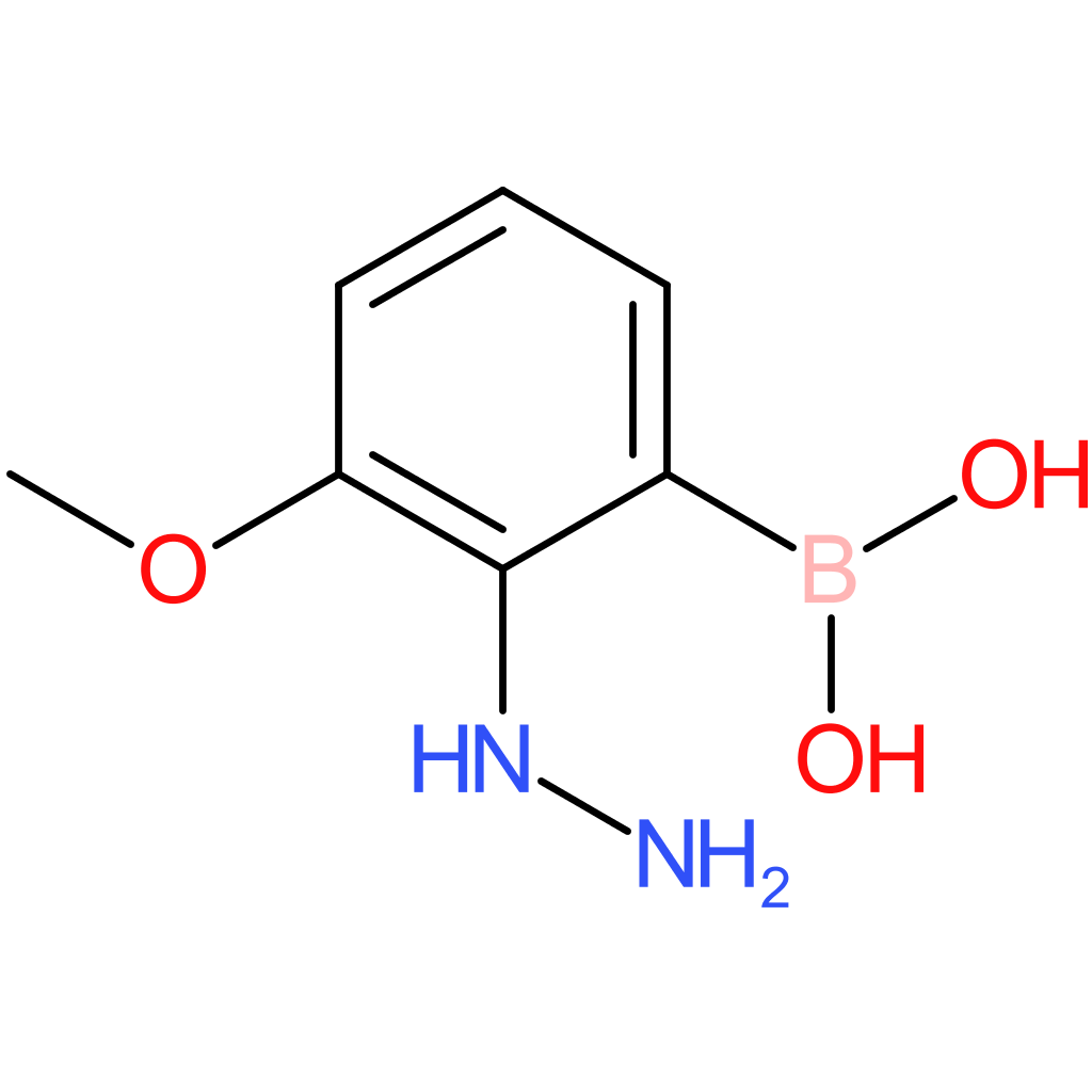 (2-hydrazinyl-3-methoxyphenyl)boronic acid