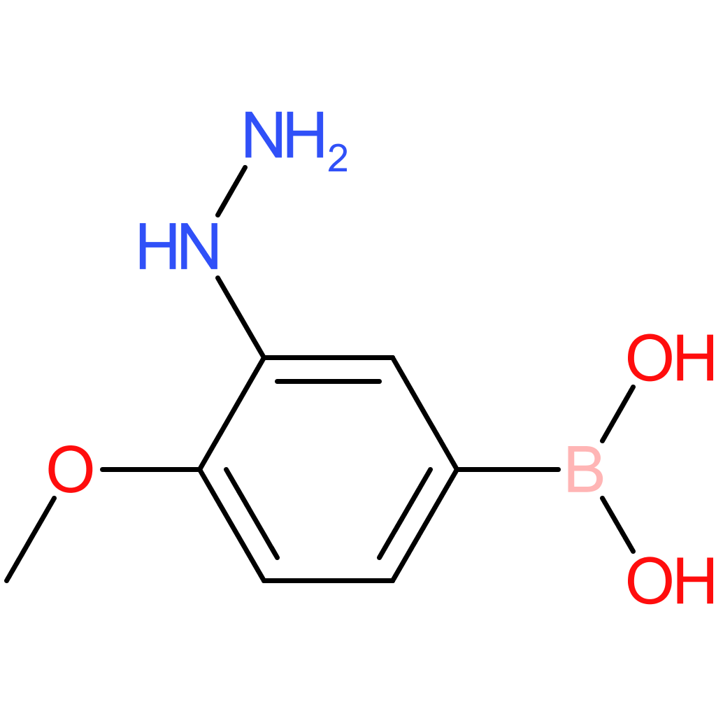 (3-hydrazinyl-4-methoxyphenyl)boronic acid