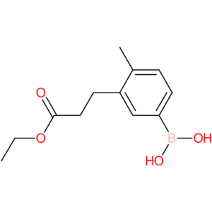 3-(3-ethoxy-3-oxopropyl)-4-methylphenylboronic acid