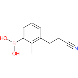 [3-(2-cyanoethyl)-2-methylphenyl]boronic acid