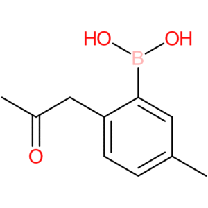 [5-methyl-2-(2-oxopropyl)phenyl]boronic acid