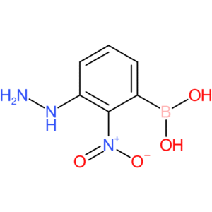 (3-hydrazinyl-2-nitrophenyl)boronic acid