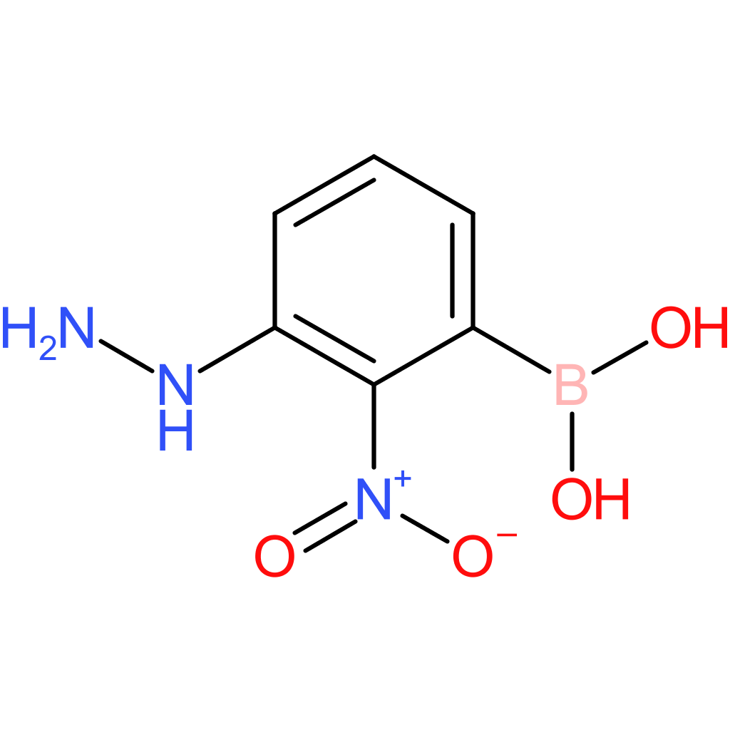 (3-hydrazinyl-2-nitrophenyl)boronic acid