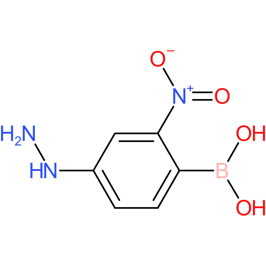 (4-hydrazinyl-2-nitrophenyl)boronic acid