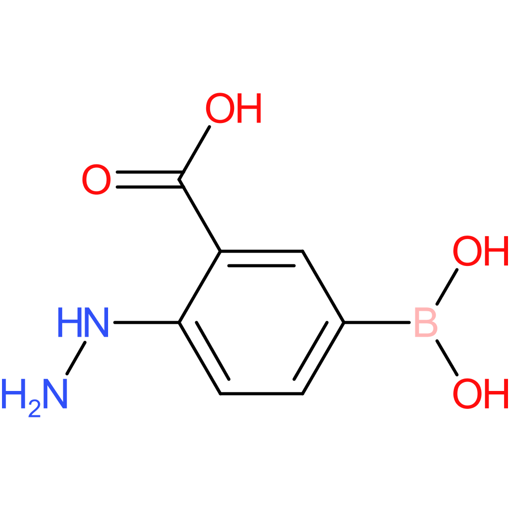 5-(dihydroxyboranyl)-2-hydrazinylbenzoic acid