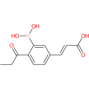 (E)-3-(3-borono-4-propionylphenyl)acrylic acid