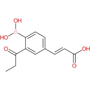 (E)-3-(4-borono-3-propionylphenyl)acrylic acid