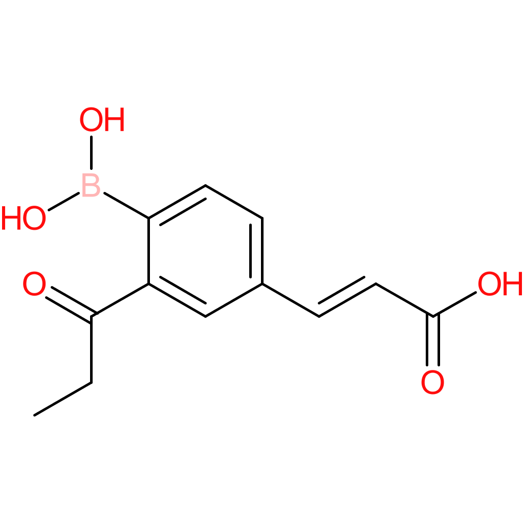 (E)-3-(4-borono-3-propionylphenyl)acrylic acid