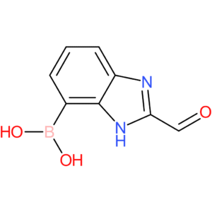 (2-formyl-1h-1,3-benzodiazol-7-yl)boronic acid