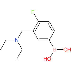 3-((diethylamino)methyl)-4-fluorophenylboronic acid