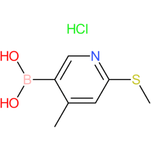 [4-methyl-6-(methylsulfanyl)pyridin-3-yl]boronic acid hydrochloride