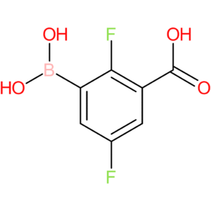 3-(dihydroxyboranyl)-2,5-difluorobenzoic acid
