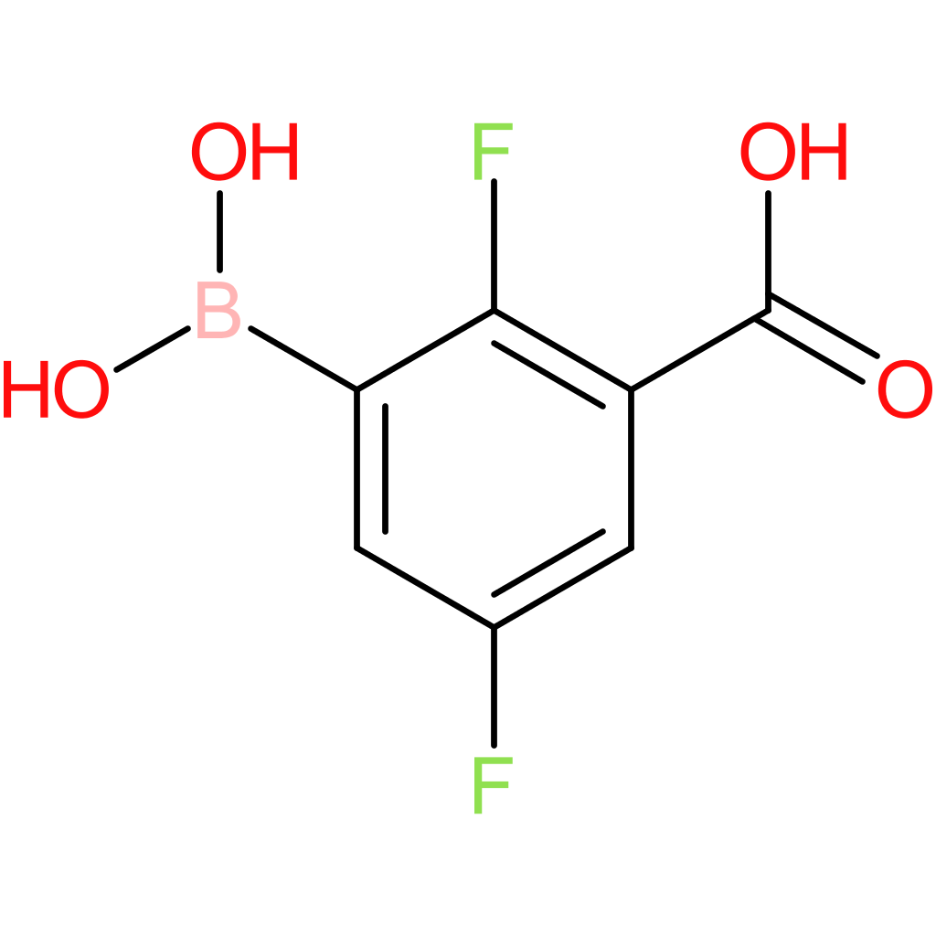 3-(dihydroxyboranyl)-2,5-difluorobenzoic acid