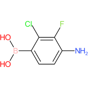4-amino-2-chloro-3-fluorophenylboronic acid