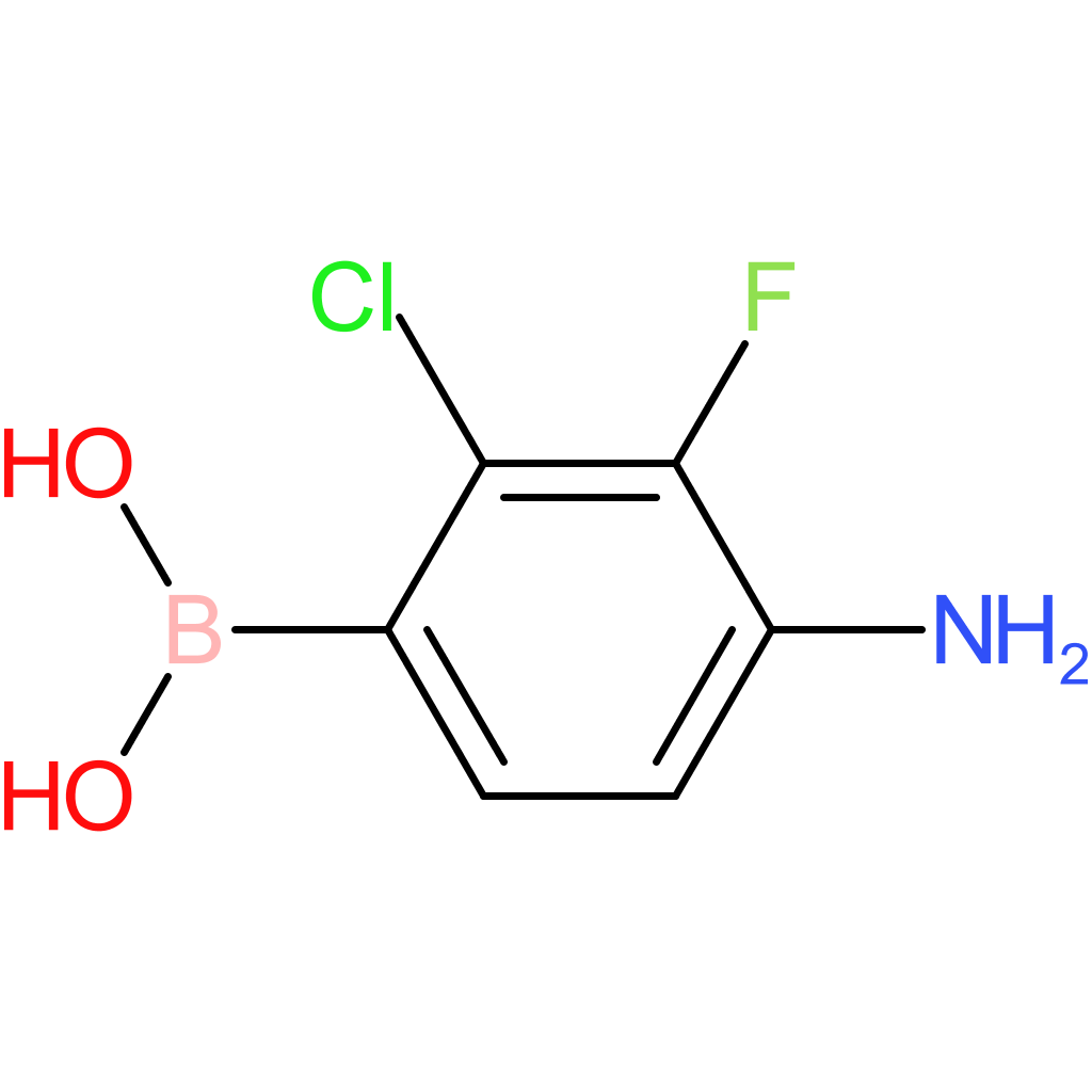 4-amino-2-chloro-3-fluorophenylboronic acid