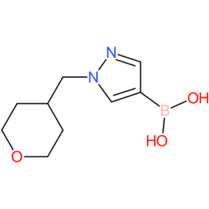 1-((tetrahydro-2h-pyran-4-yl)methyl)-1h-pyrazol-4-ylboronic acid