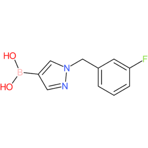 1-(3-fluorobenzyl)-1h-pyrazol-4-ylboronic acid