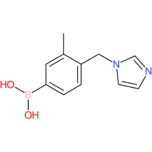4-((1h-imidazol-1-yl)methyl)-3-methylphenylboronic acid