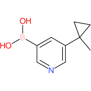 (5-(1-methylcyclopropyl)pyridin-3-yl)boronic acid