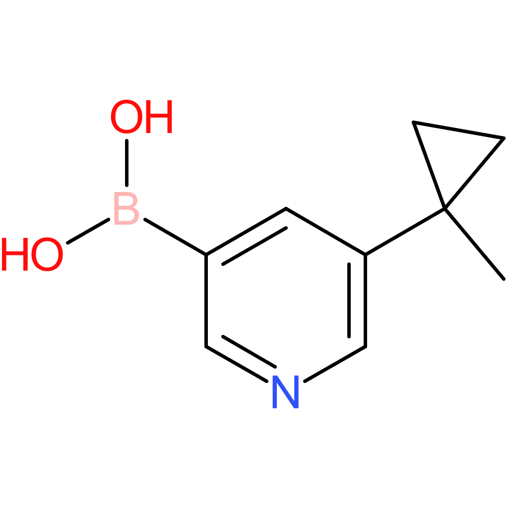 (5-(1-methylcyclopropyl)pyridin-3-yl)boronic acid