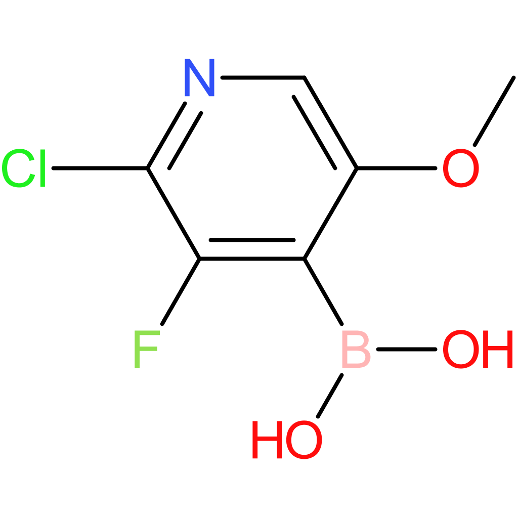(2-chloro-3-fluoro-5-methoxypyridin-4-yl)boronic acid