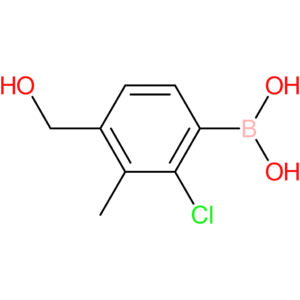2-chloro-4-hydroxymethyl-3-methylphenylboronic acid