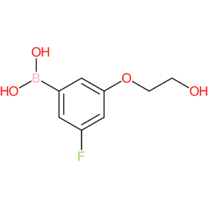 3-fluoro-5-(2-hydroxyethoxy)phenylboronic acid