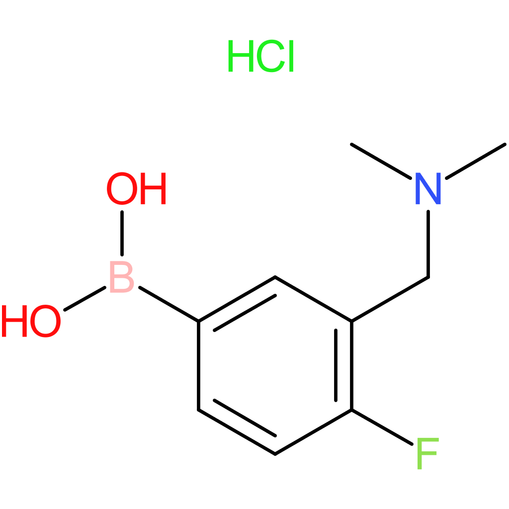 (3-[(dimethylamino)methyl]-4-fluorophenyl)boronic acid hydrochloride