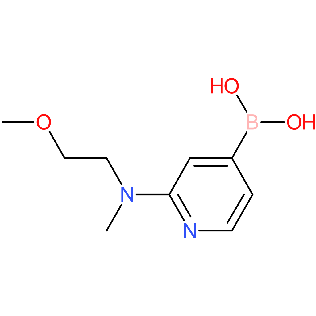 (2-((2-methoxyethyl)(methyl)amino)pyridin-4-yl)boronic acid