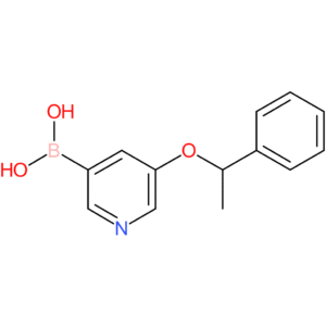 (5-(1-phenylethoxy)pyridin-3-yl)boronic acid